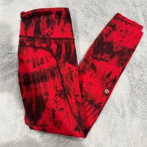 Lululemon fast and free legging with pockets